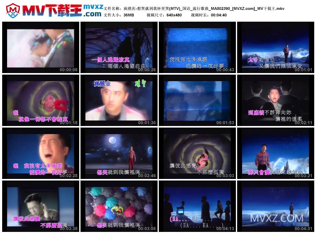 庾澄庆-想哭就到我怀里哭(MTV)_国语_流行歌曲_MA502390